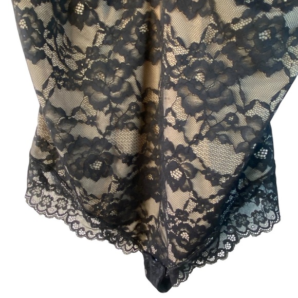 NWT Popilush Shapewear Deep V Black Lace Smooth Firm Control Bodysuit SZ 3XL - Picture 7 of 15